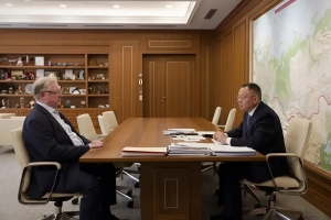 Министр строительства и ЖКХ РФ Ирек Файзуллин провел рабочую встречу с председателем Общественного совета при Минстрое России Сергеем Степашиным