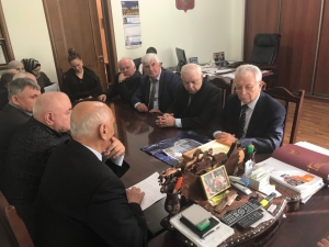 Состоялась встреча с председателем Рескома профсоюза строителей Шамилем Лачуевым