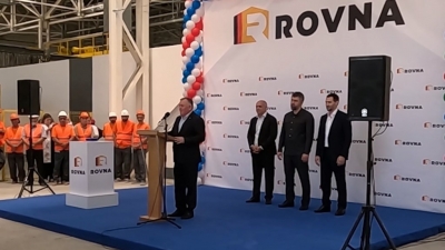 (Видео) Состоялось открытие завода строительных материалов ROVNA на инвестиционной площадке &laquo;Уйташ&raquo; в Каспийске