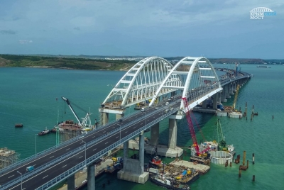 16 мая запускается автодорожное движение по мосту через Керченский пролив
