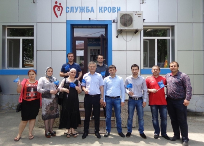ОАО «Сулакский ГидроКаскад» поддержал «Всемирный день донора»